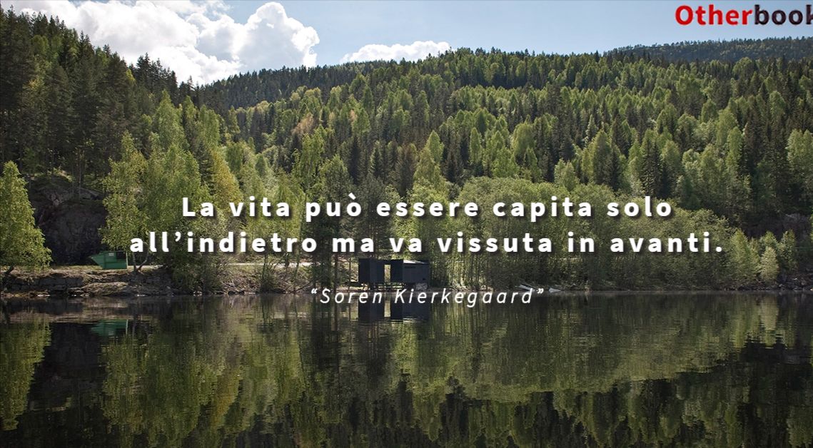 La vita può essere capita solo all’indietro ma va vissuta in avanti. - Soren Kierkegaard